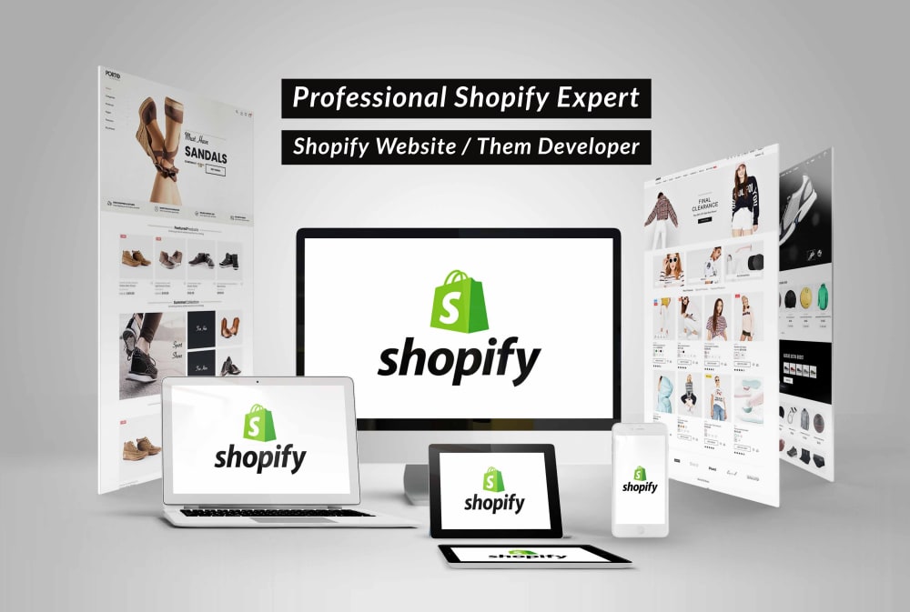 A responsive Shopify website or Shopify store and shopify store designer | Upwork