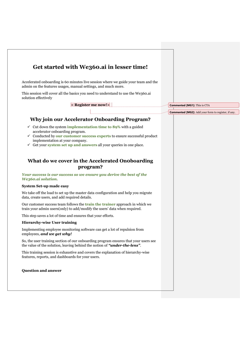 Sales page copy and landing page copy | Upwork