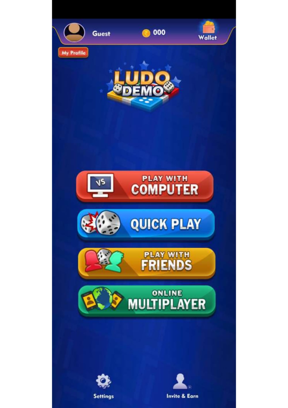 Ludo Game Admin Panel with Real Cash