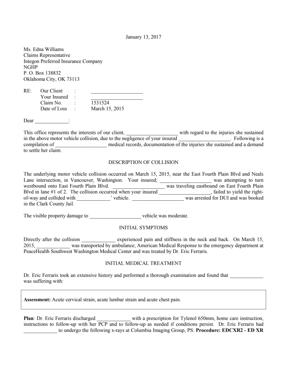 A professional drafted Demand Letter with up to ten sections | Upwork