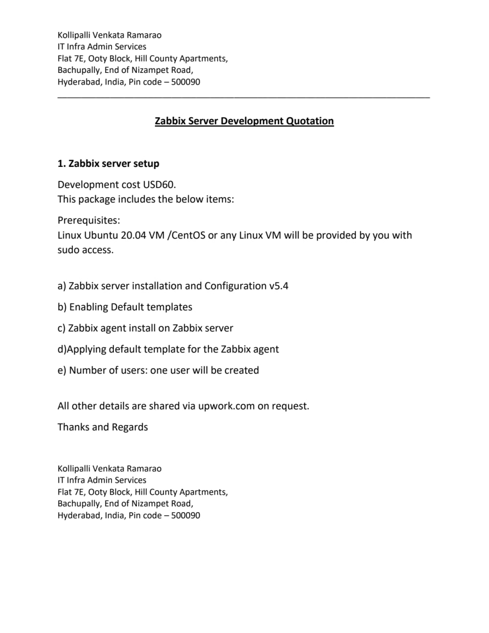 Zabbix server setup to monitor your Servers, Apps and Network devices |  Upwork
