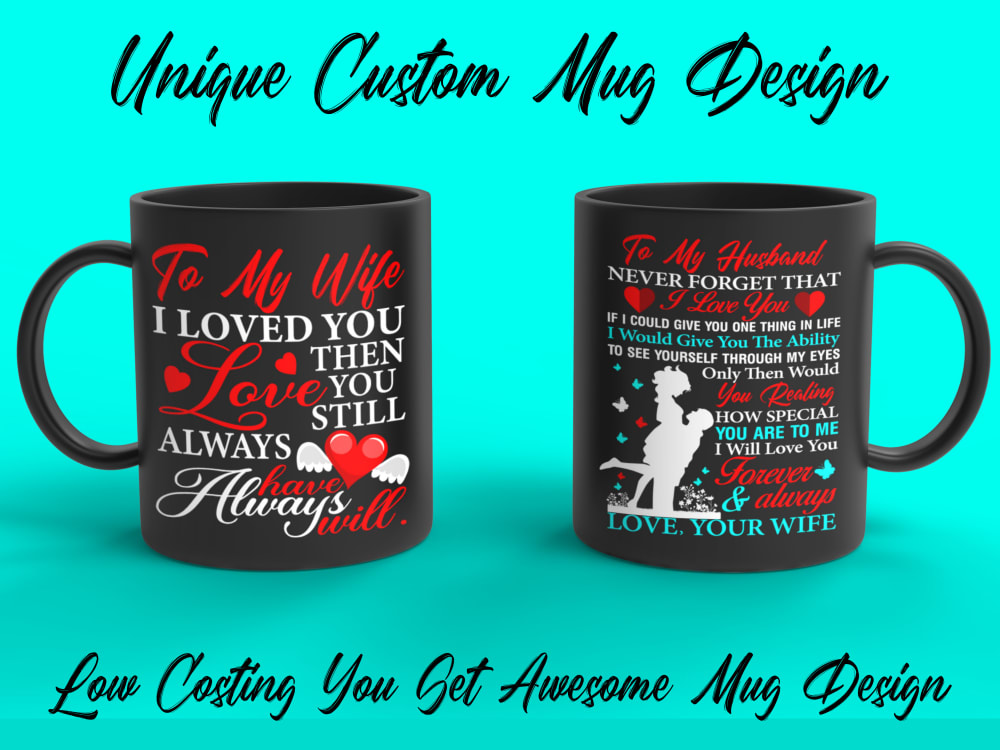 Custom Unique Trendy Coffee Mug Design