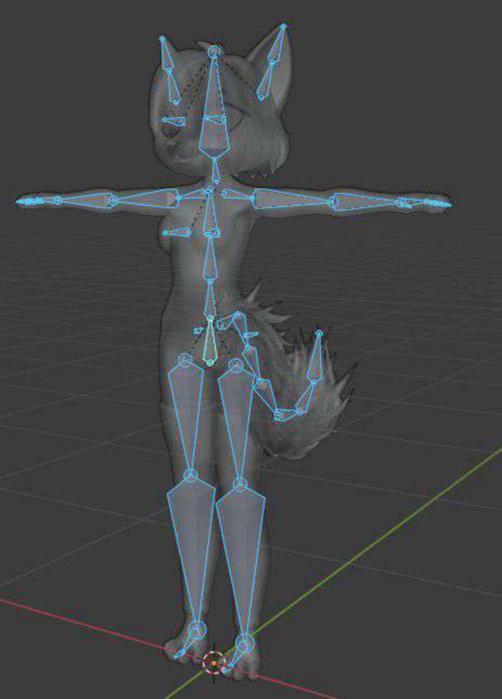 Design custom vrchat, furry, vtuber 3d anime model, 3d rendering