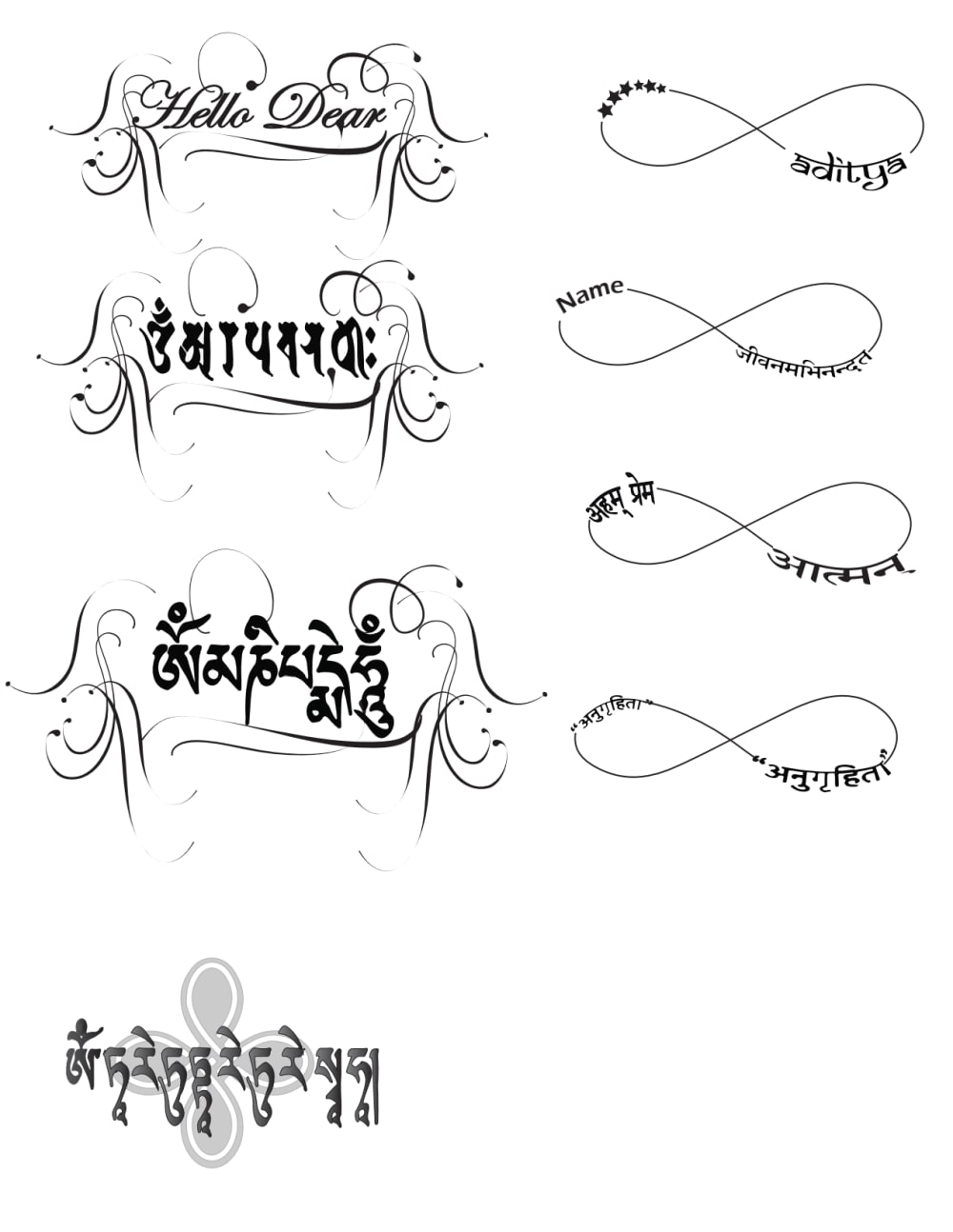 Aditya Name Tattoo Designs  Name tattoo designs Name tattoos Tattoo  designs