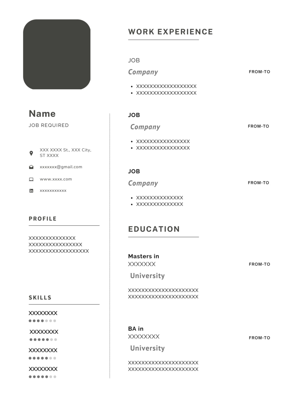 A Professional CV PDF in English or Arabic with modern design | Upwork