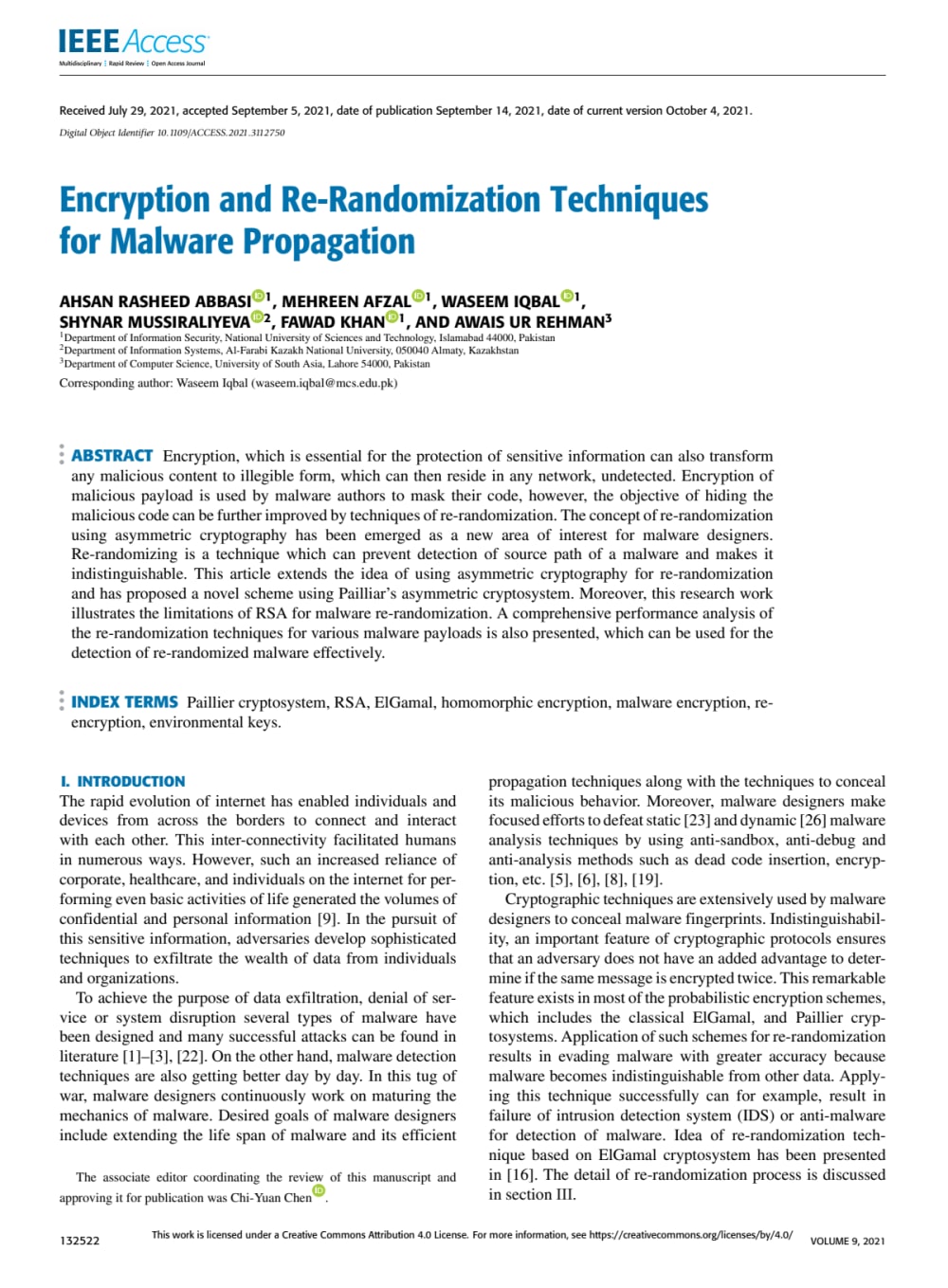 PDF) Cyber Security Index For Undergraduate Computer Science