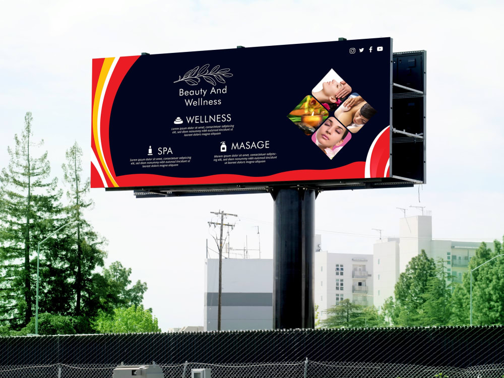 Design outdoor billboards, vinyl banners, and street signs Upwork