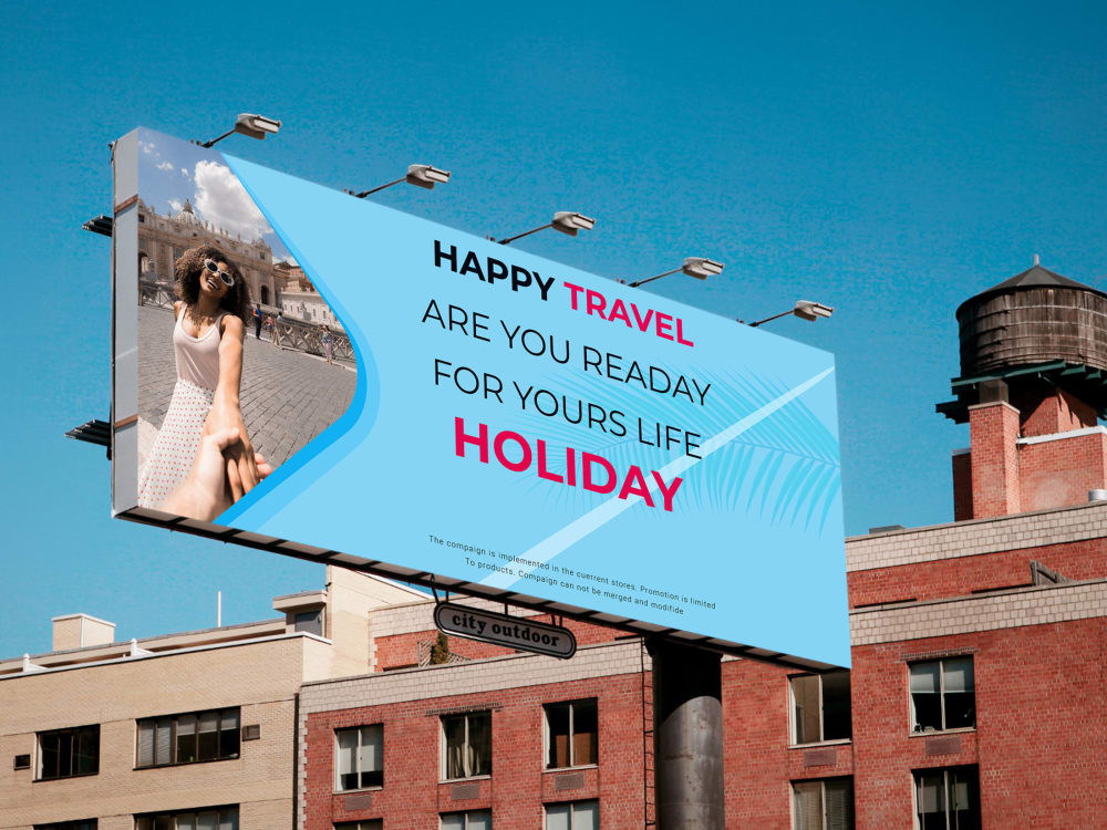 Design outdoor billboards, vinyl banners, and street signs Upwork