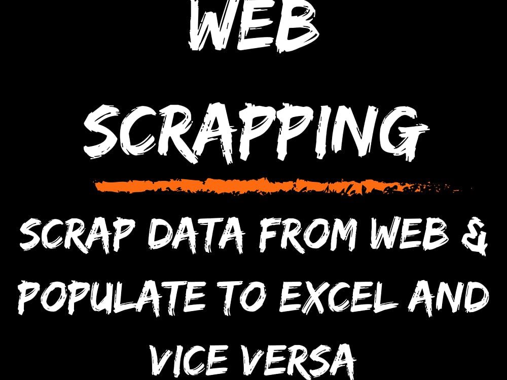Macro / VBA Script for Web Scraping | Upwork image.