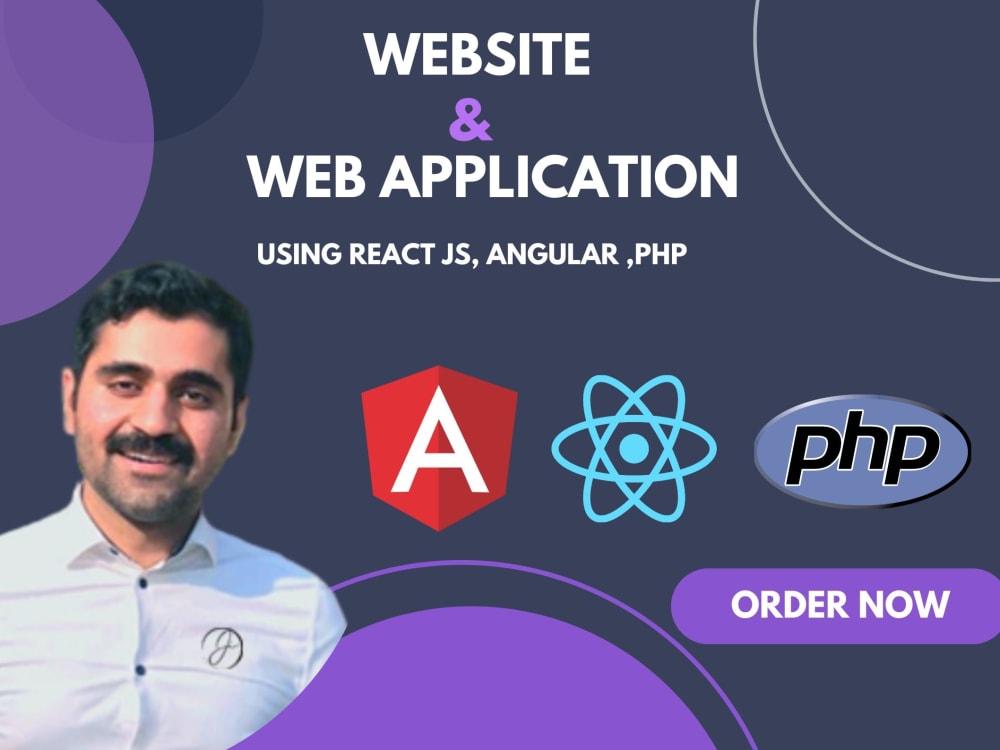 React js web application or business website | Upwork