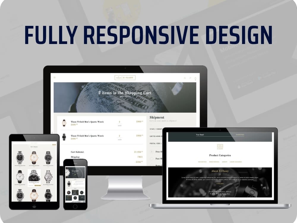 A fully responsive custom e-commerce platform | Upwork