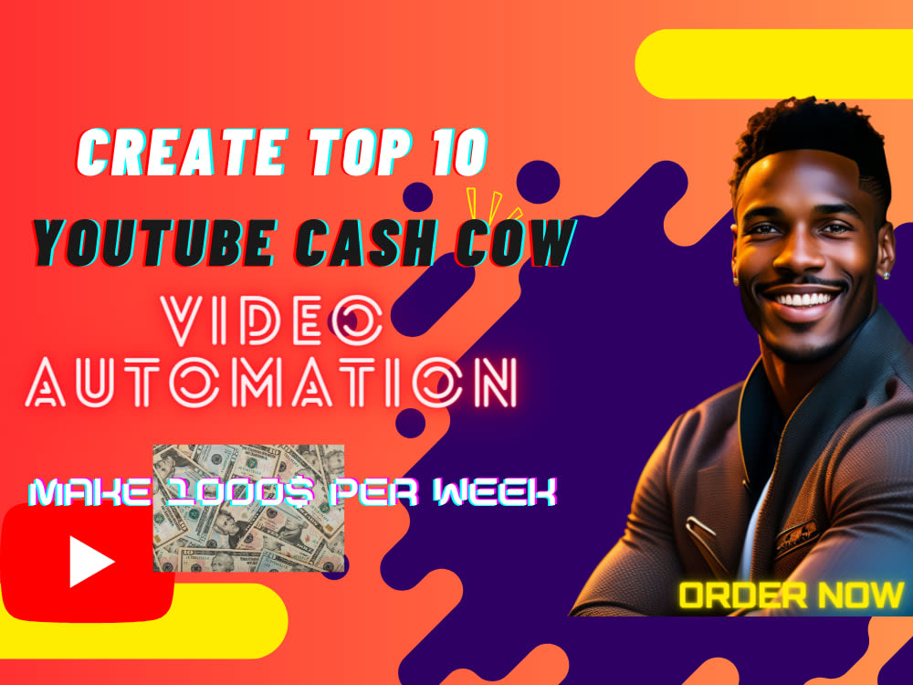 Complete youtube cash cow channel automation or 10 automated cash cow