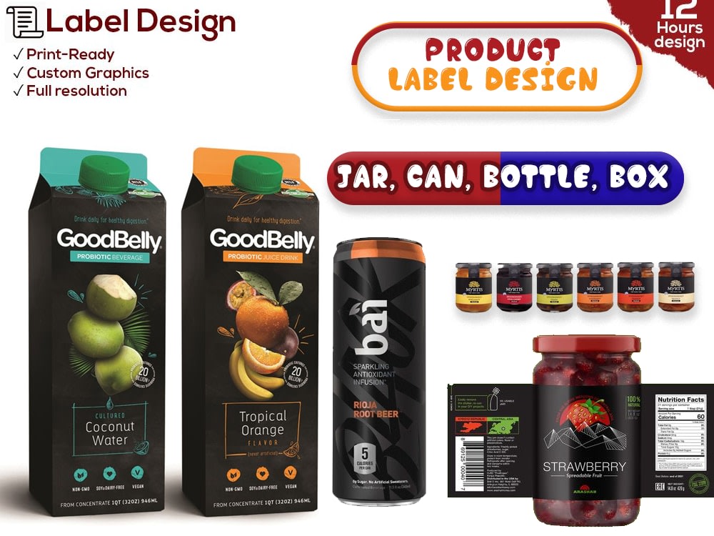Creative Product Label & Packaging Design Expert Solutions Upwork