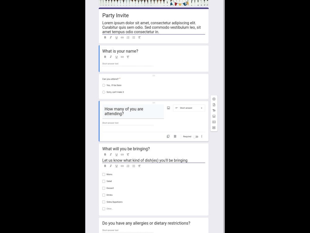 Jotform google forms typeform gravity forms survey & feedback form Upwork