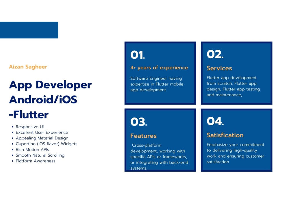 Android and ios app using Flutter | Upwork