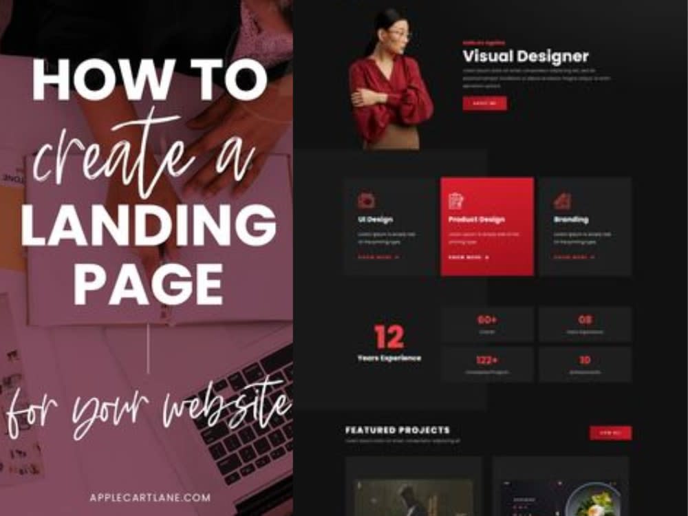 A design landing page on getresponse mailchimp Hubspot mailerlite