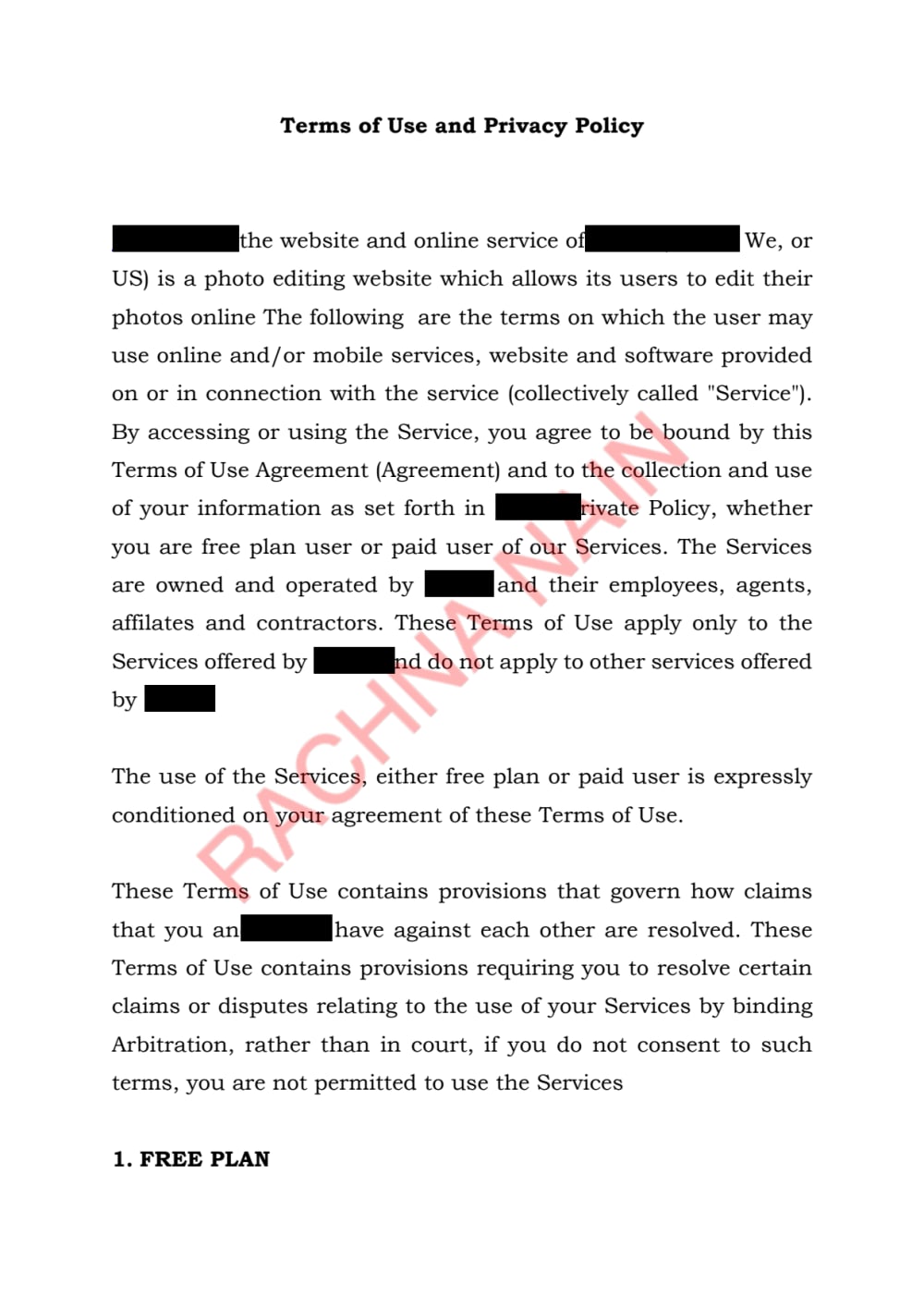 A Professionally Drafted Employment Agreement for Your Business