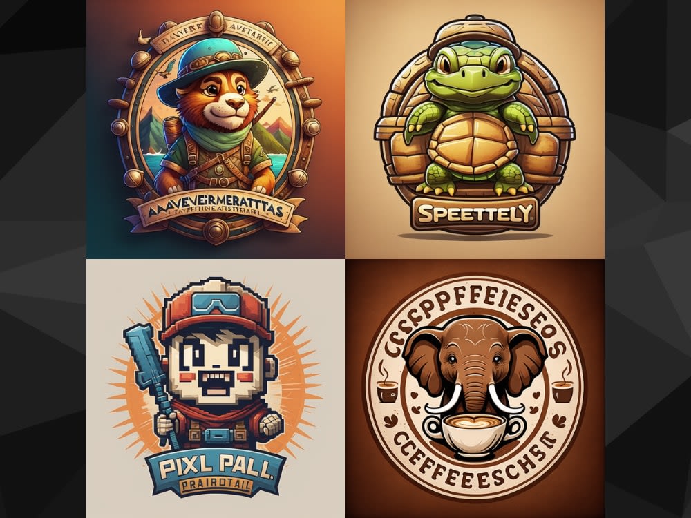 Eye Catchy mascot logos using Midjourney Ai Upwork