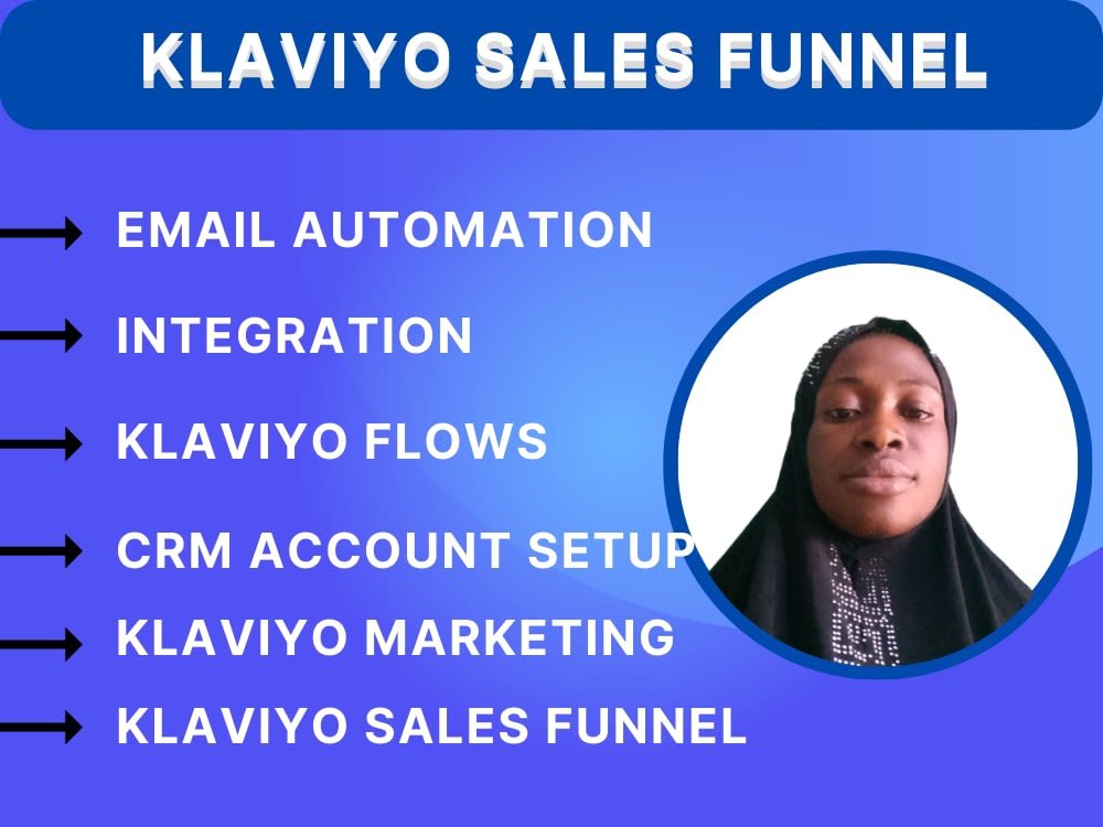 Highconverting klaviyo sales funnel, email automation flow and