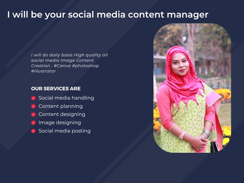 Social Media Content manager Upwork