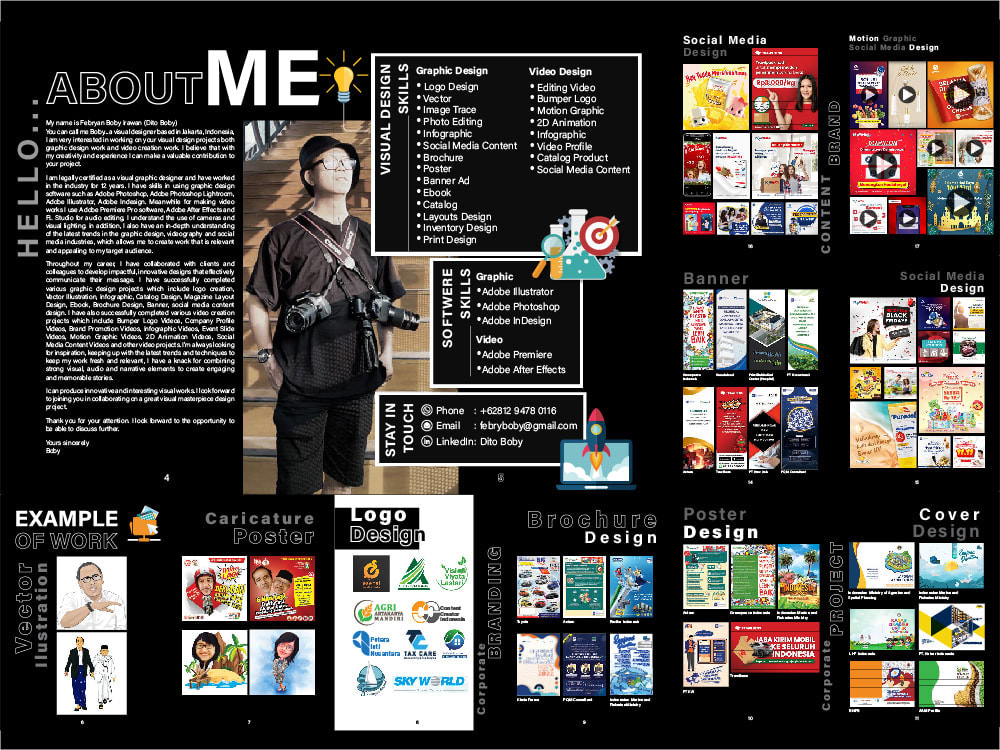 My name is boby, I'm a Visual Graphic Designer & Video Maker | Upwork