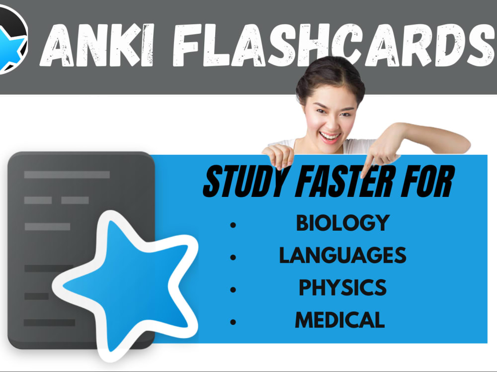 Customized anki flashcards of all types Upwork