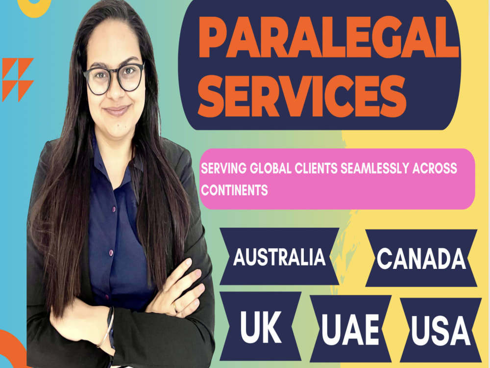 Professional legal assistance and paralegal services Upwork