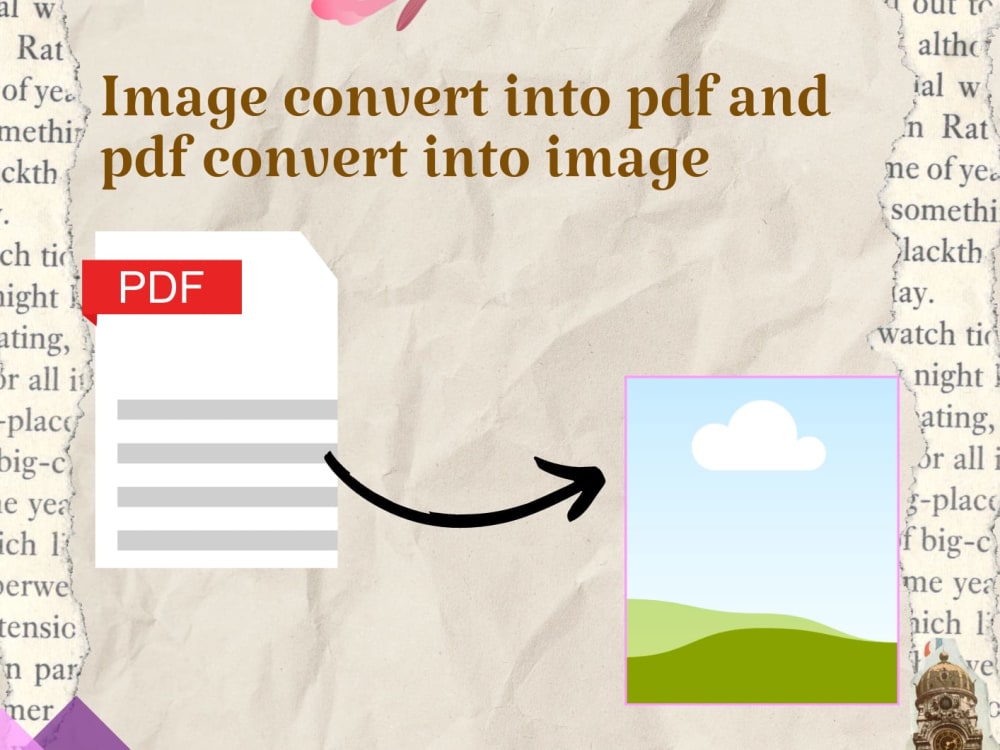 Image converter into pdf Upwork