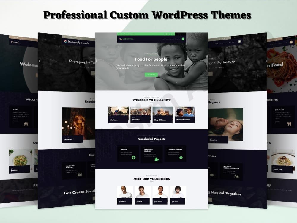 A custom WordPress theme and Customization Existing WordPress theme ...