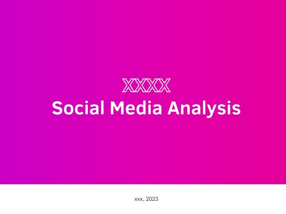 Social Media Metrics Analysis Upwork 