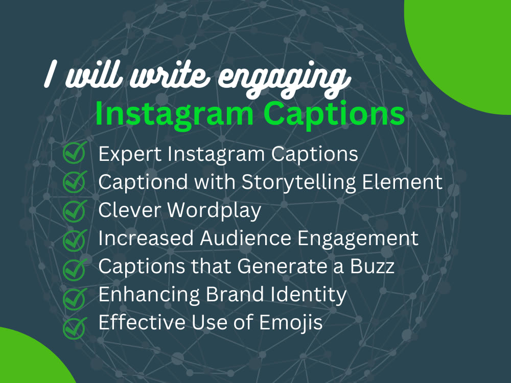 Fresh, Leading, and Engaging Captions | Upwork