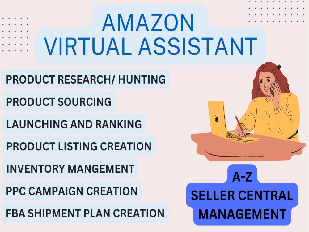 Expert amazon virtual assistant services for amazon fba VA | Upwork