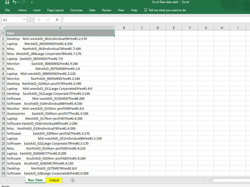 a-single-excel-cell-data-into-multiple-colomns-upwork