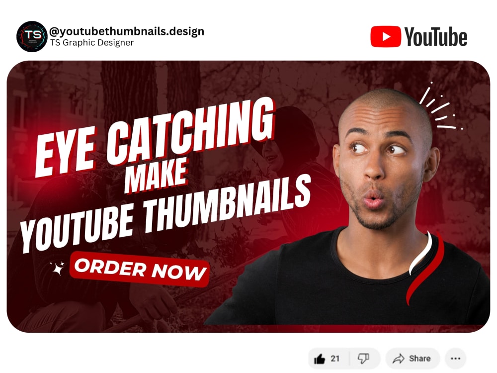 An eyecatching YouTube Thumbnails in canva pro Upwork