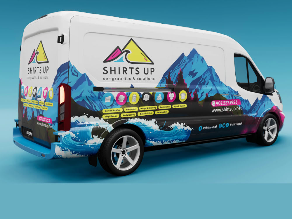 An awesome Business Van Wrap Design For Your Company Upwork