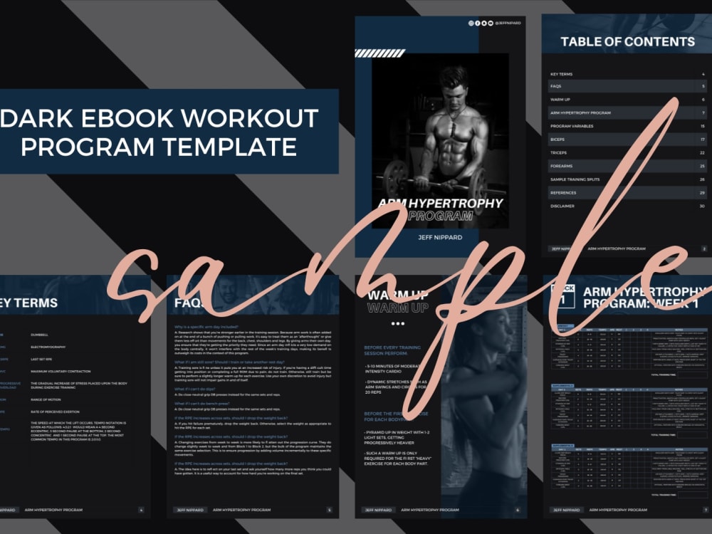 How to Create a PDF Workout Program Online