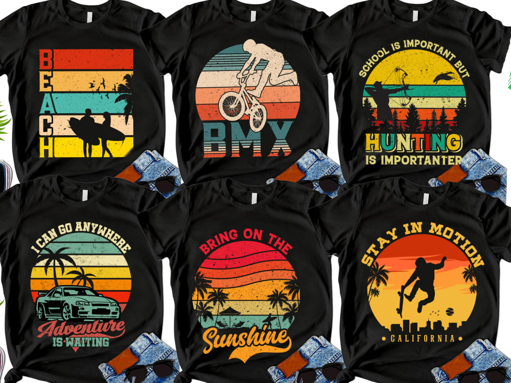 Outdoor T-shirt Design Projects