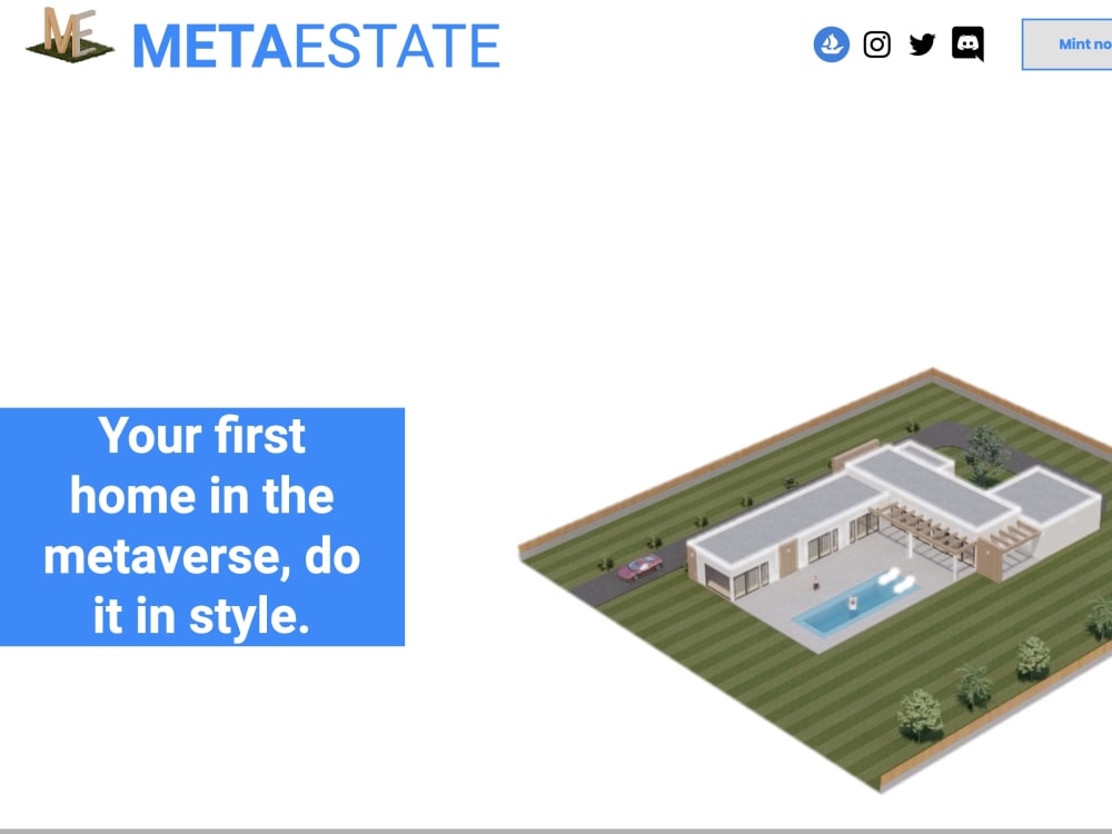 NFT smart contract with mint site Upwork