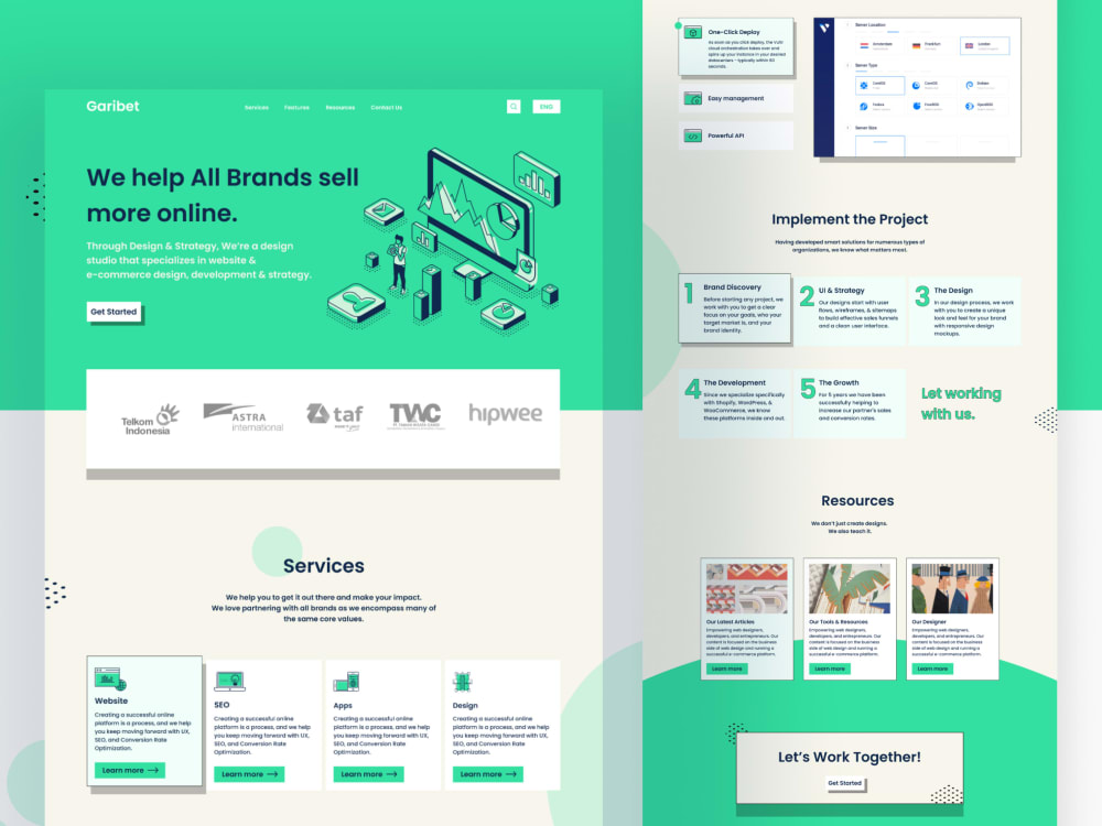 UI UX Landing Page Website Design for Your Business | Upwork