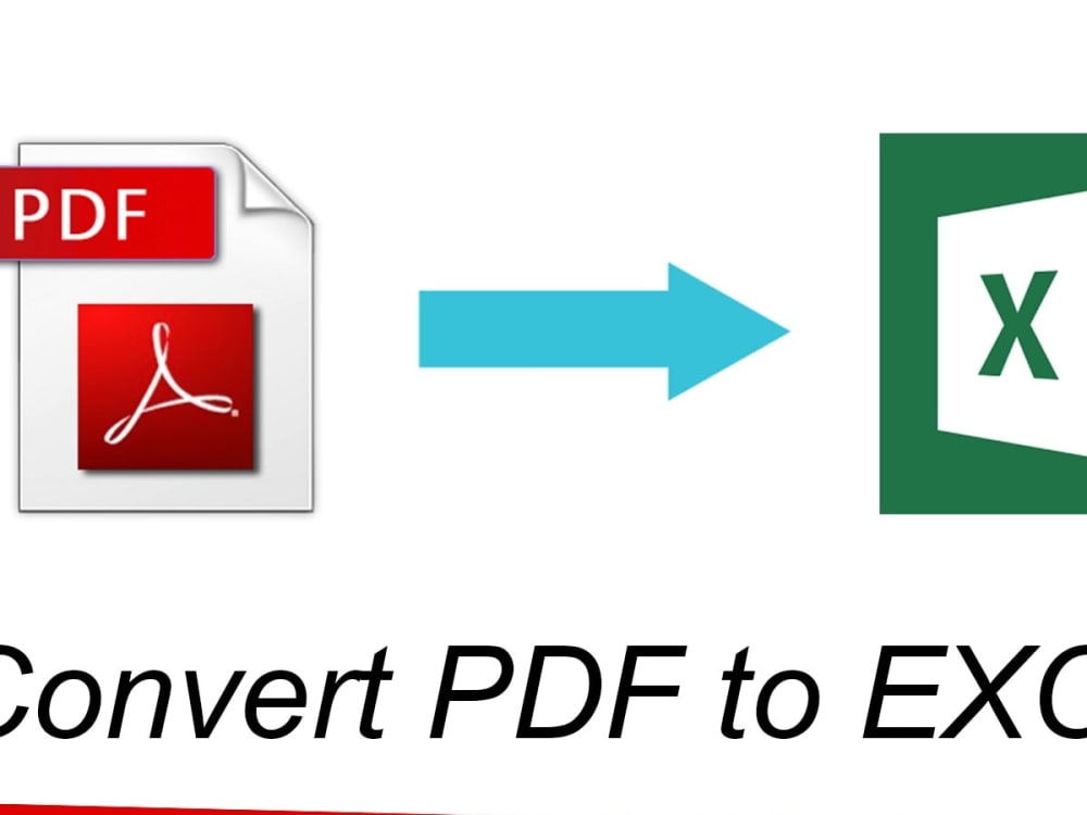 Your Pdf Data Converter To Excel Upwork 9980