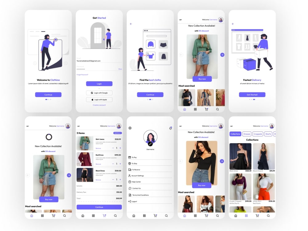 A modern UI/UX design for your website or app | Upwork