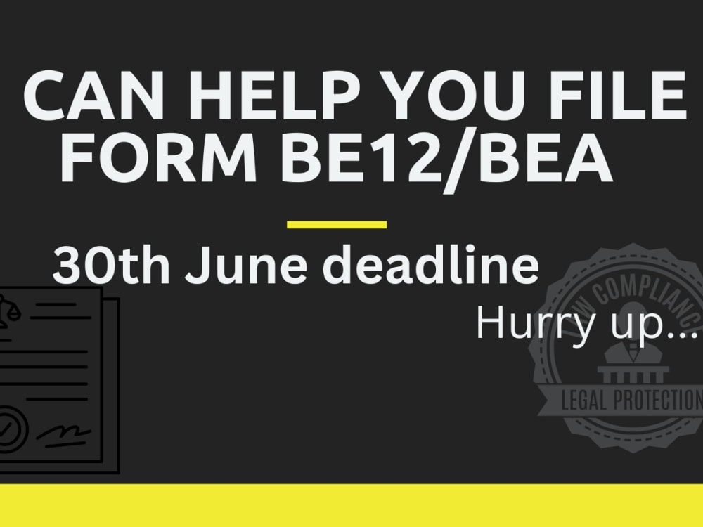 The Filing Of The Form Be 12 For Us Firm 12 Hour Delivery Upwork the-filing-of-the-form-be-12-for-us-firm-12-hour-delivery-upwork