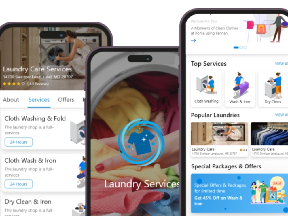 Laundry Management System / Laundry Mobile App Upwork