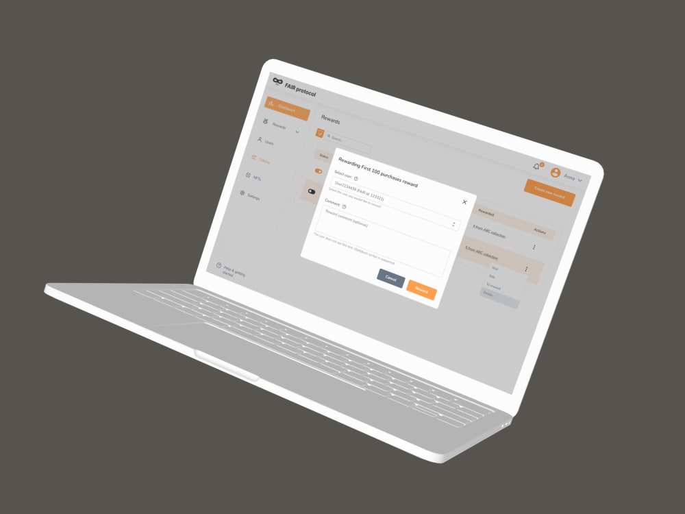 An Interface design for cryptocurrency and blockchain services | Upwork