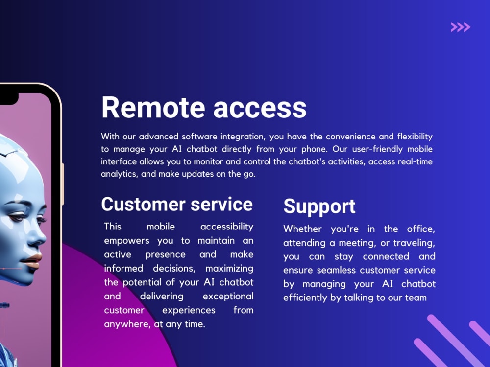 AI automated chatbot able to answer intelligently to every customer ...