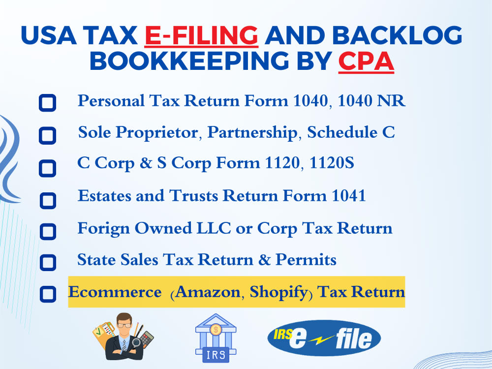 CPA US Tax preparation and US Tax return with E filing Upwork CPA US Tax preparation and US Tax return with E filing Upwork