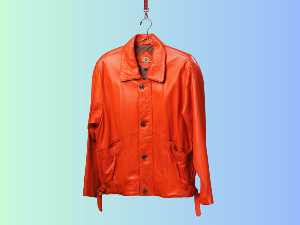 Custom made Jacket in custom material leather or Faux leather or