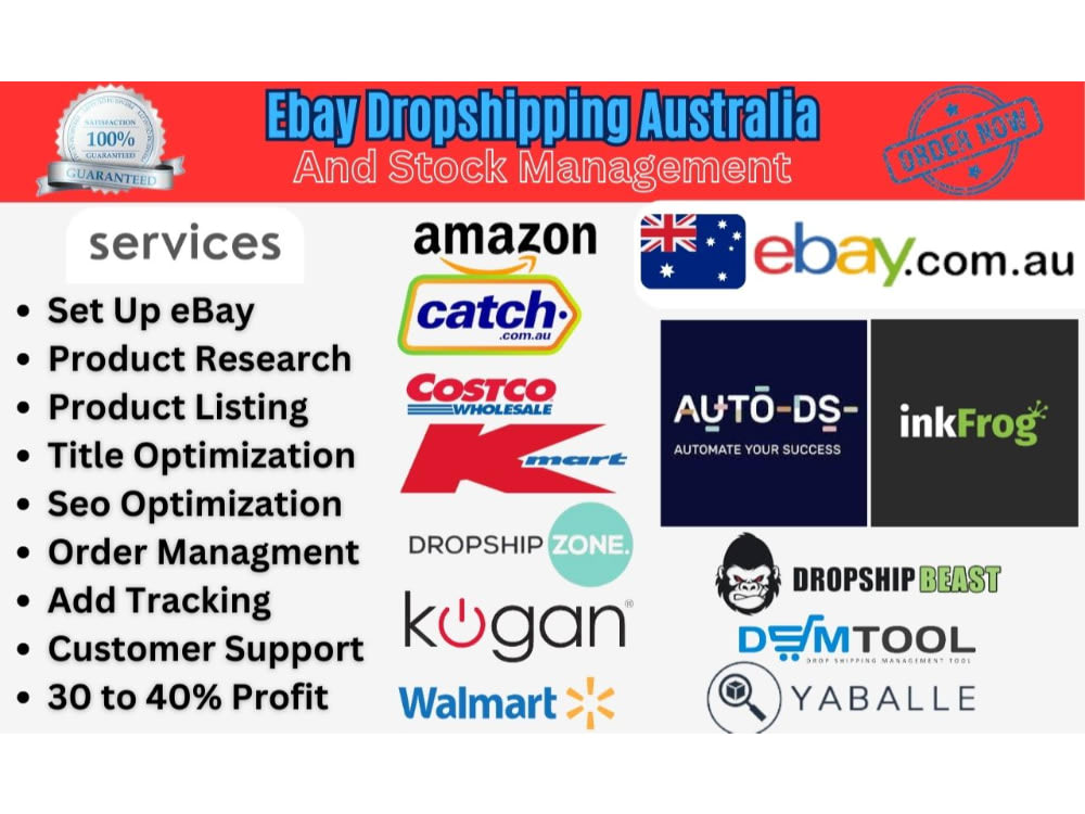 Manage eBay au accounts and all websites in Australia Upwork