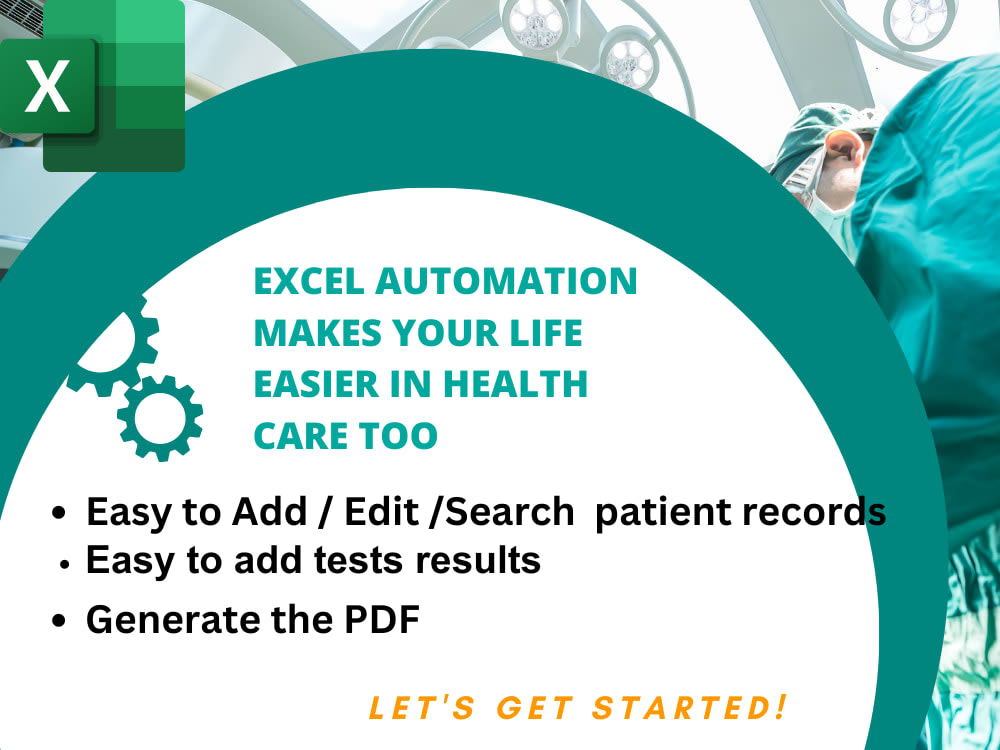 Excel Patient Record Keeping system Upwork
