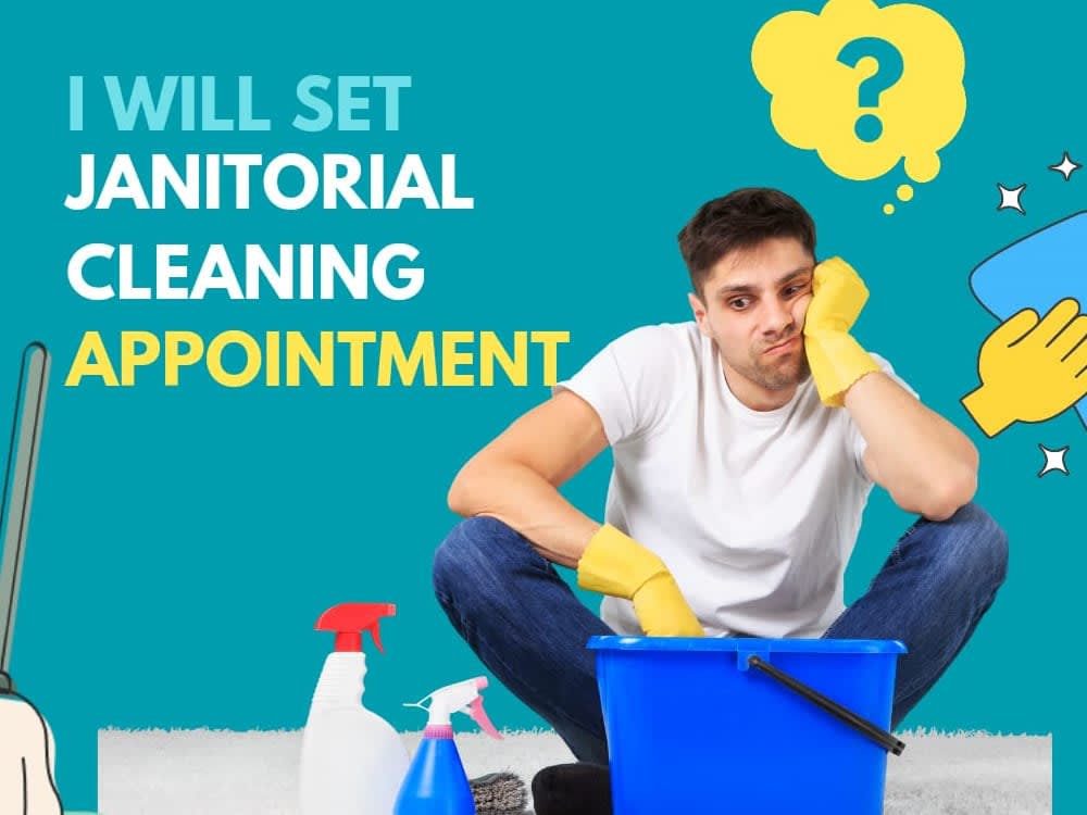 Janitorial cleaning appointments through Telemarketing Upwork